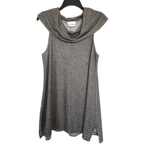 Grinns Handcrafted Sleeveless Off the Shoulder Cowl Neck Sweater Size S